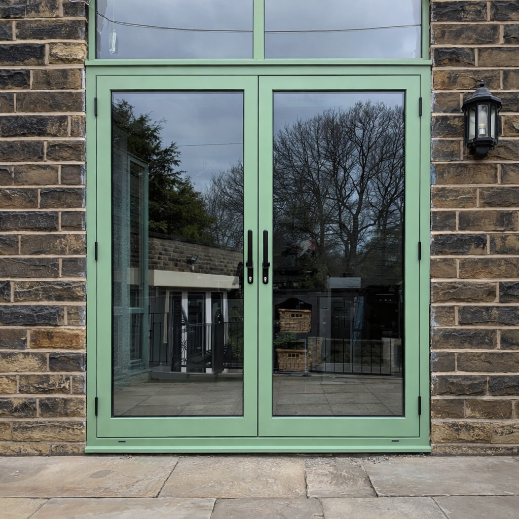 Aluminium doors fitted by our team in leeds