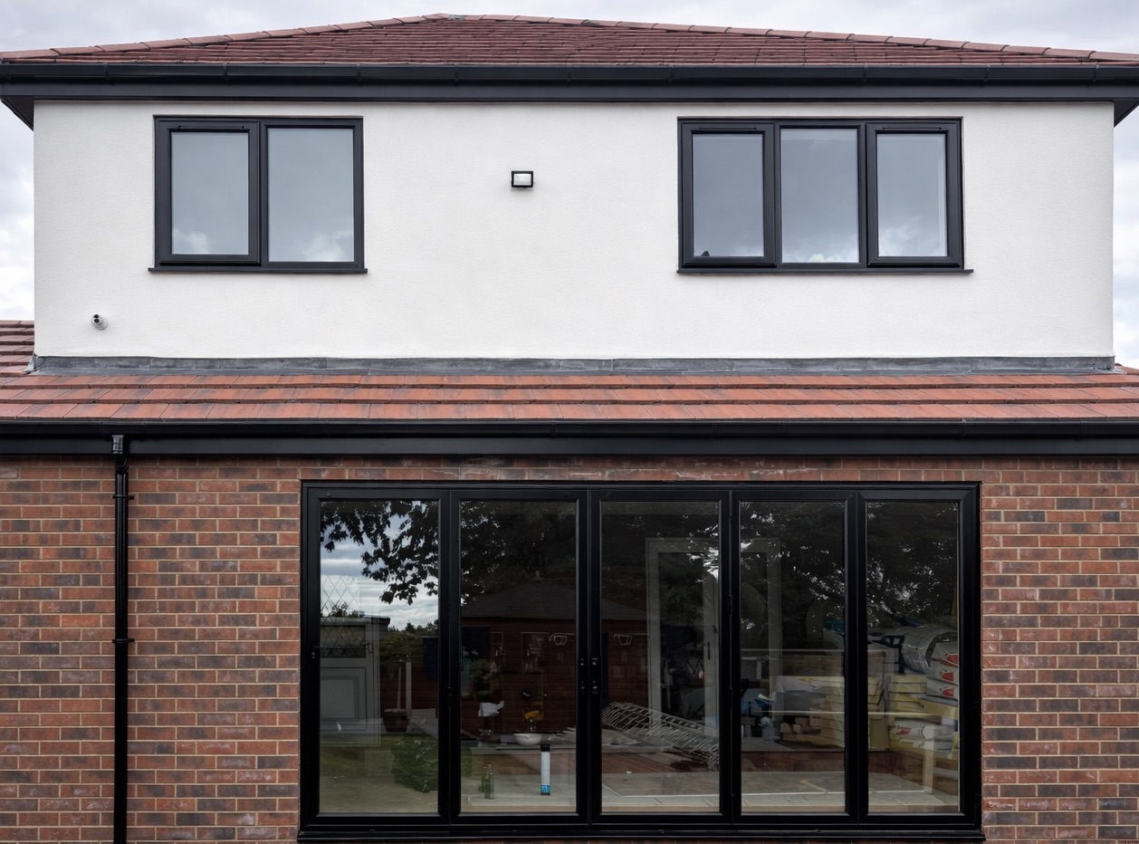bifold doors after installation